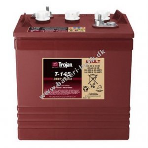 Trojan T-145 Deep-cycle Bly Batteri 6V 260Ah ELPT-Terminal