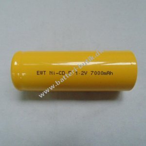 Industricelle F 1,2V 7000mAh NiCd 32,3 x 89,5mm
