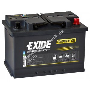 Batteri til Camping Mover og Forbrug Exide ES900 Equipment Gel Batteri 12V 80Ah