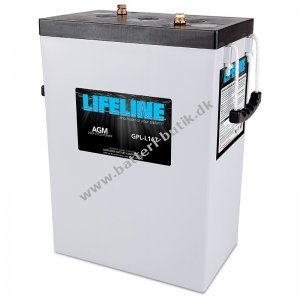 Batteri til Marine/Bde Lifeline Deep Cycle blybatteri GPL-L16 6V 400Ah
