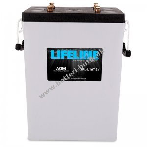 Batteri til Marine/Bde Lifeline Deep Cycle blybatteri GPL-L16-2V 2V 1200Ah
