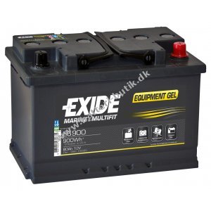 Batteri til Marine/Bde Exide ES900 Equipment Gel Batteri 12V 80Ah