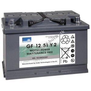 Batteri til Solar, Solfanger, Solceller Sonnenschein GF12 051Y (GF12051Y) 12V 56Ah Gel Batteri