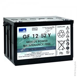 Batteri til Solar, Solfanger, Solceller Sonnenschein GF12 052Y0 (GF12052Y0) 12V 60Ah Gel Batteri