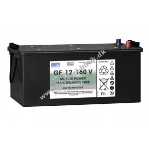 Batteri til Solar, Solfanger, Solceller Sonnenschein GF12 160V (GF12160V) 12V 200Ah Gel Batteri