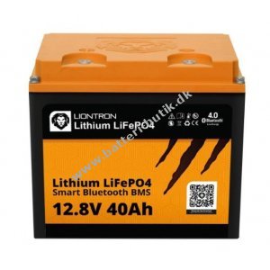 Batteri til Solar, Solfanger, Solceller Liontron Lithium LiFePO4 LX 12,8V 40Ah Smart BMS med Bluetooth