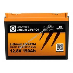 Batteri til Solar, Solfanger, Solceller Liontron Lithium LiFePO4 LX 12,8V 150Ah Smart BMS med Bluetooth