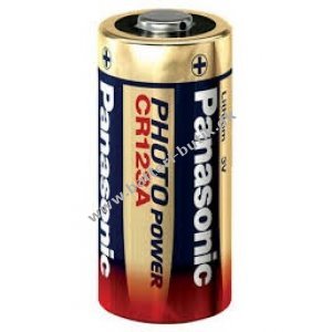 Batteri til Lsesystemer Panasonic CR123A Lithium Batteri 3V 1 stk. Lse