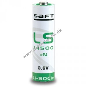 Batteri til VVS SAFT batteri Lithium AA LS14500 3,6V