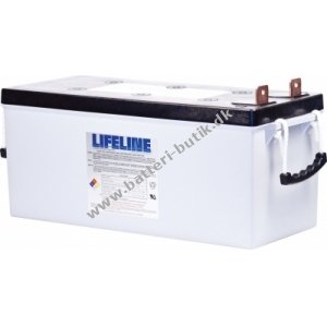 Batteri til Skiltevogn Lifeline Deep Cycle blybatteri GPL-4DL 12V 210Ah