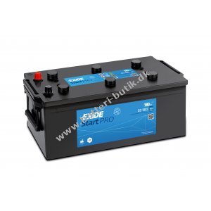 Startbatteri til Ndstrmsgenerator EXIDE EG1803 STARTPRO 12V 180Ah