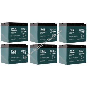 Batteri til Kabinescooter 72V 56Ah (223x121x175mm) (FGC25606x6)