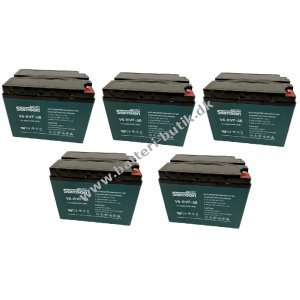 Samson Batterist til Kabinescooter 60V 58Ah (5 Batterier) V6-EVF-58 (V6-EVF-55B)