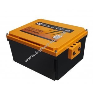 Batteri Liontron Lithium LiFePO4 LX Undersde 12,8V 150Ah Smart BMS med Bluetooth