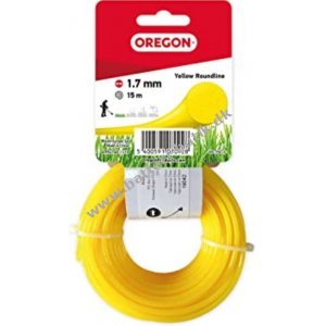 Trimmerline Trimmersnre Oregon Gul roundline 1,7mm x 15 m (69-350-Y