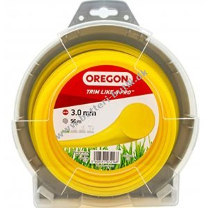 Trimmerline Trimmersnre Oregon Gul Roundline 3,0mm x 56 m (36-370-YE)