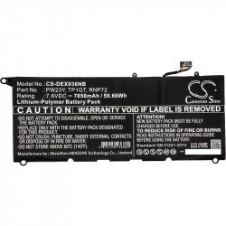 Batteri til Laptop Dell XPS 13 9360 / Type PW23Y | Batteri-Butik