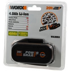 WORX Batteri WA3553 20V 4,0Ah Li-Ion | Batteri-Butik
