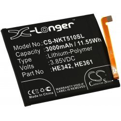 Batteri til Mobil, Smartphone Nokia 5.1 Plus / 6.1 Plus / Typ HE342 osv. | Batteri-Butik