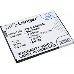 Batteri passer til Mobil, Smartphone Emporia Smart 2, Type AK-S2 | Batteri-Butik