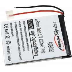 Batteri passer til GPS, Navigation NavGear GTX-60, RSX-60, Type A505068G m.fl. | Batteri-Butik