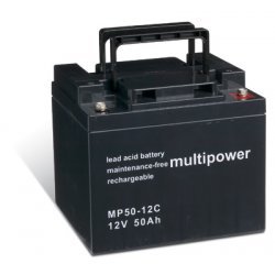 Powery BleiBatteri (multipower) til El-kørestol Pride Hurricane zyklenfest | Batteri-Butik