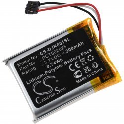 Batteri passer til Trådløst mikrofonsystem DJI MIC RX, MIC TX, Type PCT502025 | Batteri-Butik