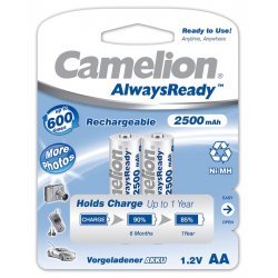 Camelion HR6 Mignon AA AlwaysReady 2er Blister 2500mAh | Batteri-Butik