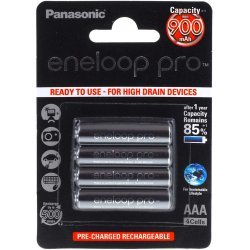 Panasonic eneloop Pro Batteri AAA - 4er-Blister (BK-4HCCE/4BE) | Batteri-Butik