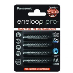 Panasonic eneloop Pro 2500mAh 4er Blister | Batteri-Butik
