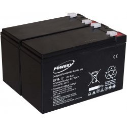 Powery Bly-Gel-Batteri til UPS APC RBC33 9Ah 12V | Batteri-Butik