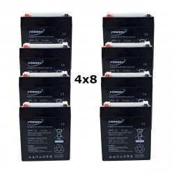 Powery Blygel-batteri 12V 6Ah til APC Smart-UPS SURT8000XLI | Batteri-Butik