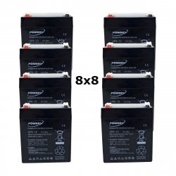 Powery Blygel-batteri 12V 6Ah til APC Smart-UPS SURT15KRMXLI | Batteri-Butik