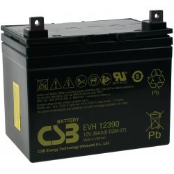 CSB Blybatteri EVH12390 12V 39Ah cyklisk | Batteri-Butik