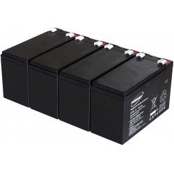 Powery Bly-Gel Batteri erstatter FIAMM FG20722 9Ah 12V | Batteri-Butik