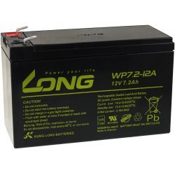 KungLong Blybatteri MP7,2-12B VdS til Panasonic Typ LC-R127R2PG1 | Batteri-Butik