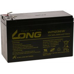 KungLong Bly-Gel Batteri UP9-12 til Panasonic Type LC-R127R2PG1 12V 9Ah (Erstatter også 7,2Ah | Batteri-Butik