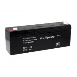Powery Blybatteri (multipower) MP4-12D | Batteri-Butik