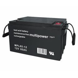 Powery Blybatteri (multipower) MPL65-12I Vds | Batteri-Butik