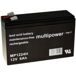 Powery Blybatteri (multipower) MP1224H High Rate-Type | Batteri-Butik