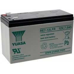 YUASA Bly-Batteri RE7-12LFR 7Ah 12V | Batteri-Butik