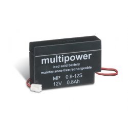 Powery Blybatteri (multipower) MP0,8-12S | Batteri-Butik
