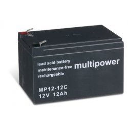 Powery Blybatteri (multipower) MP12-12C Cyklisk | Batteri-Butik