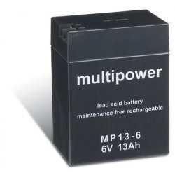 Powery Blybatteri (multipower) MP13-6 | Batteri-Butik