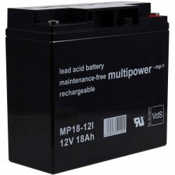 Powery Blybatteri (multipower) MP18-12I Vds | Batteri-Butik