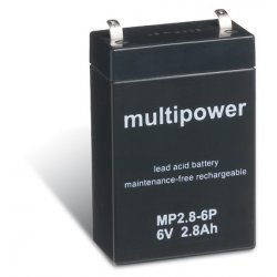 Powery Blybatteri (multipower) MP2,8-6P | Batteri-Butik