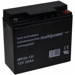 Powery Blybatteri (multipower) MP20-12I | Batteri-Butik