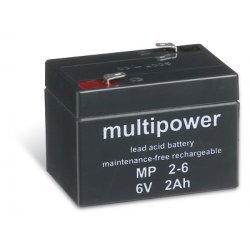 Powery Blybatteri (multipower) MP2-6 | Batteri-Butik