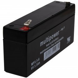 Powery Blybatteri (multipower) MP3,3-6 | Batteri-Butik