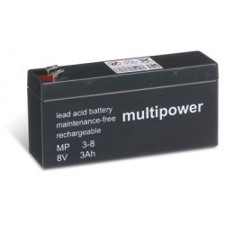 Powery Blybatteri (multipower) MP3-8 | Batteri-Butik